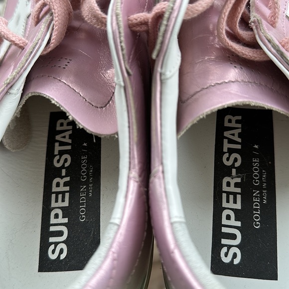 Metallic Pink Golden Goose Superstar’s - Picture 6 of 7